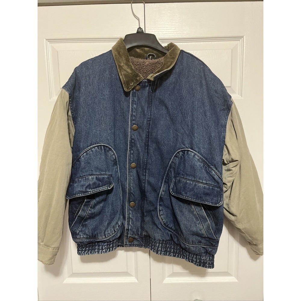 Vintage Urban Equipment Denim(with Tan Sleeves)‎ Men's, Jacket Size Medium